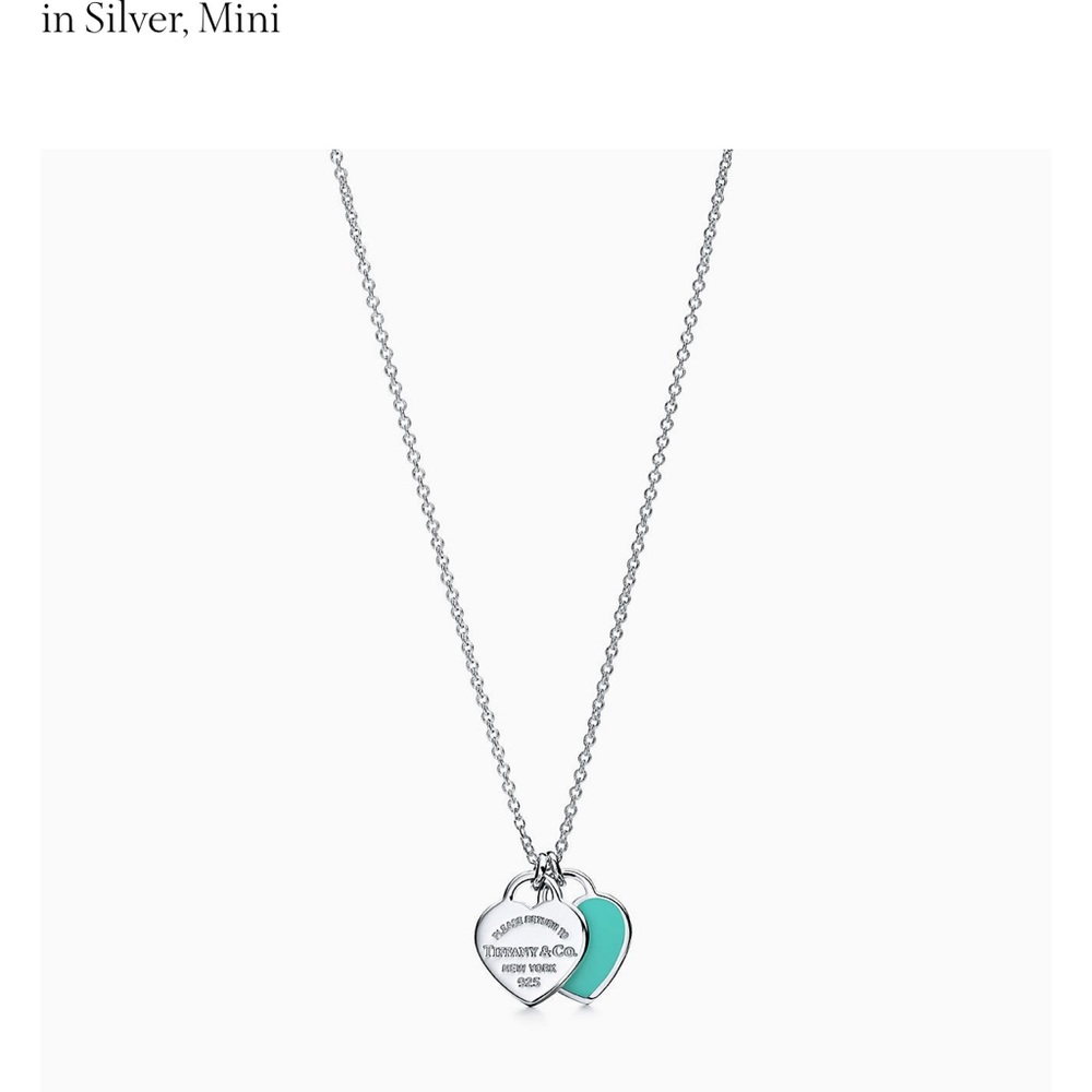 Mini Double Heart Tag Pendant